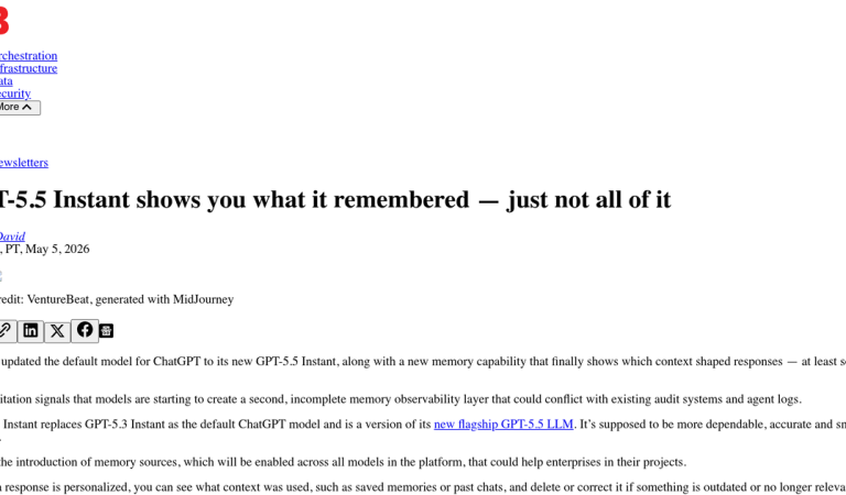 GPT-5.5 Instant’s Memory Gap: What Marketers Need to Know Now