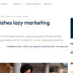 Article backdrop: AI SEO punishes lazy marketing strategies by Brick Marketing