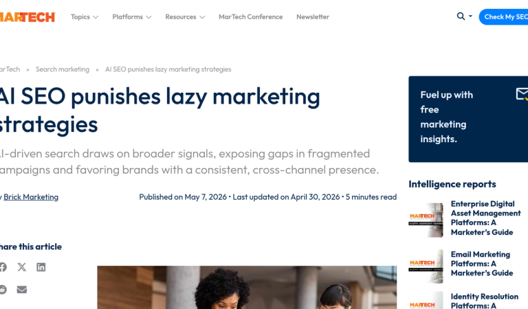 How AI SEO Is Punishing Fragmented, Single-Channel Marketing