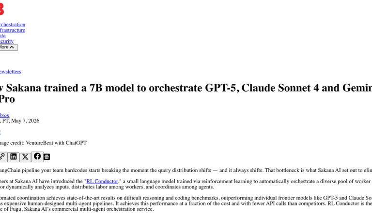 How Sakana’s 7B RL Conductor Beats GPT-5 by Orchestrating AI