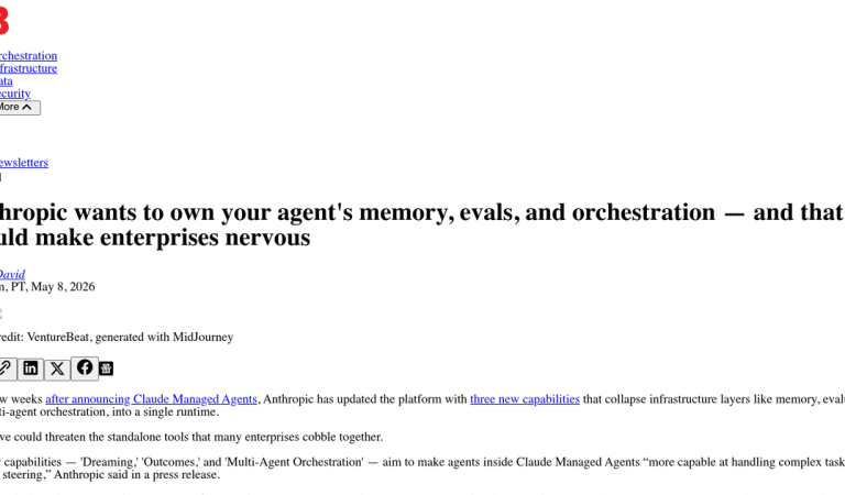 Anthropic’s Managed Agents Platform Wants to Own Your AI Stack