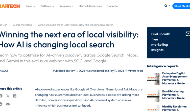 AI Is Transforming Local Search: The New Rules for Visibility