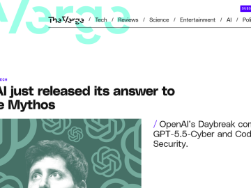 Article backdrop: OpenAI just released its answer to Claude Mythos
