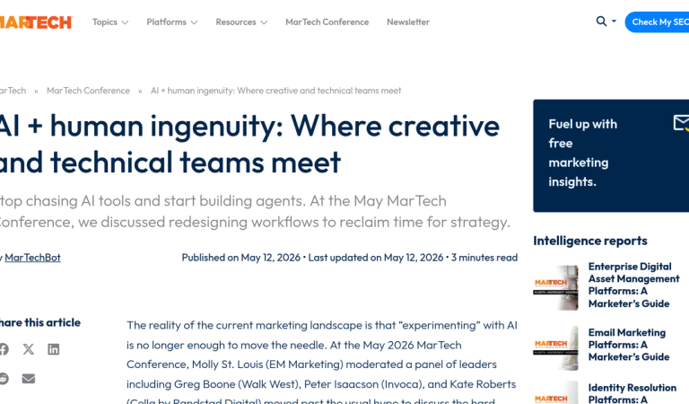 AI Agents for Marketing Teams: Closing the Creative-Technical Gap