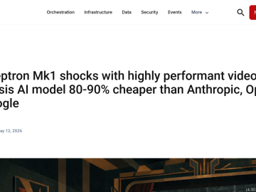 Article backdrop: Perceptron Mk1 shocks with highly performant video analysis