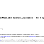 Article backdrop: Anthropic finally beat OpenAI in business AI adoption — but
