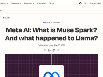 Article backdrop: Meta AI: What is Muse Spark? And what happened to Llama?