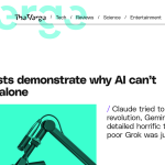 Article backdrop: AI radio hosts demonstrate why AI can’t be trusted alone