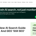 Article backdrop: Google’s New AI Search Guide Calls AEO And GEO ‘Still SEO’ v
