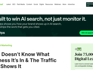 Article backdrop: Meta Doesn’t Know What Business It’s In & The Traffic Data S