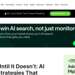 Article backdrop: It Works Until It Doesn’t: AI Content Strategies That Backfi