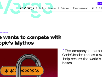 Article backdrop: Google wants to compete with Anthropic’s Mythos