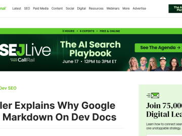 Article backdrop: Mueller Explains Why Google Uses Markdown On Dev Docs via @s