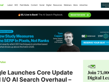 Article backdrop: Google Launches Core Update Amid I/O AI Search Overhaul – SE