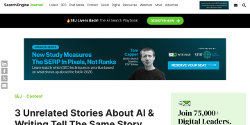Article backdrop: 3 Unrelated Stories About AI & Writing Tell The Same Story v