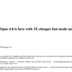 Article backdrop: Anthropic's Claude Opus 4.8 is here with 3X cheaper fast mod