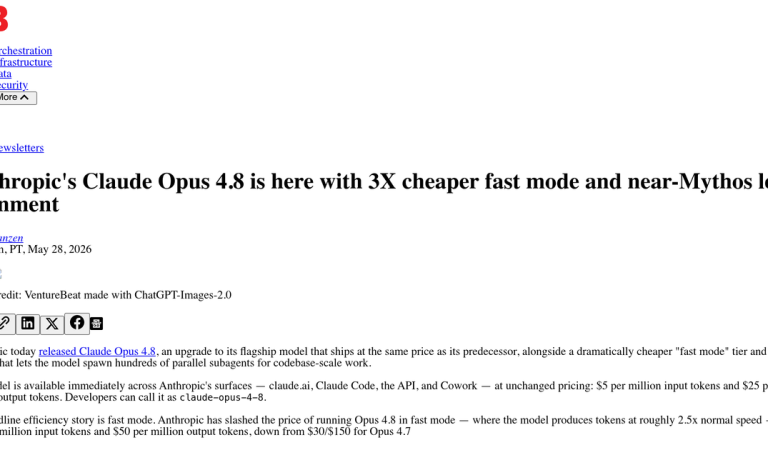 Claude Opus 4.8 Brings 3x Cheaper Fast Mode to Enterprise AI Marketing