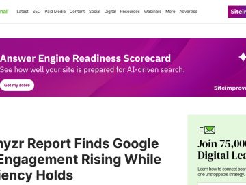 Daily Marketing Roundup: Optmyzr Report Finds Google Ads Engagement Rising While Effi