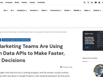 Daily Marketing Roundup: How Marketing Teams Are Using Search Data APIs to Make Faste