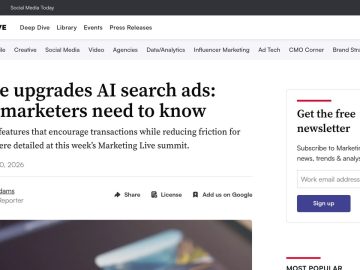 Daily Marketing Roundup: Google upgrades AI search ads: What marketers need to know