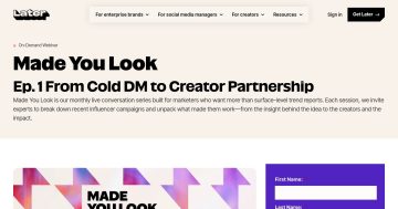 Viral 50: Expert SessionsWatch Made You Look Ep. 1 From Cold DM to Cre