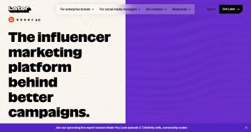 Viral 50: Influencer marketing platformRun your own campaigns