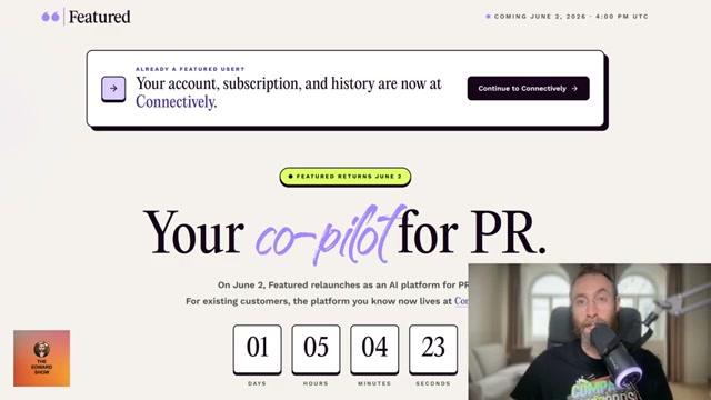 Featured.com (relaunching as Connectively) is a PR platform that connects sources with journalists — a direct channel for earning editorial links.