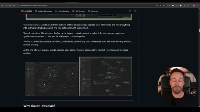 claude-obsidian in action: two Obsidian graph views showing an interconnected knowledge vault built and maintained automatically across Claude Code sessions.