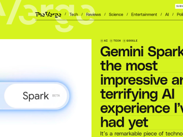 Article backdrop: Gemini Spark is the most impressive and terrifying AI experi