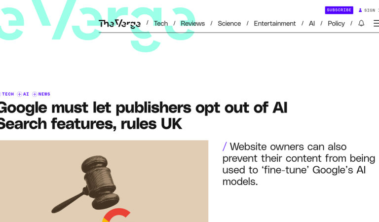 Google AI Search Opt-Out: UK CMA Ruling Changes Publisher Rules