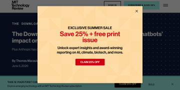 Article backdrop: The Download: AI hacking beyond Mythos, and chatbots’ impact