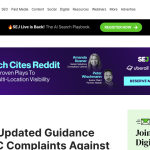 Article backdrop: Google’s Updated Guidance Urges FTC Complaints Against Shady