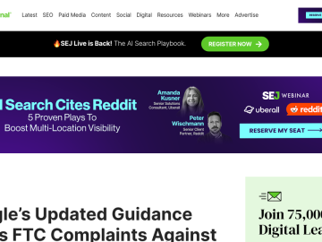Article backdrop: Google’s Updated Guidance Urges FTC Complaints Against Shady