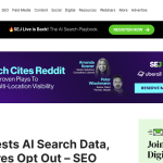 Article backdrop: Google Tests AI Search Data, UK Requires Opt Out – SEO Pulse