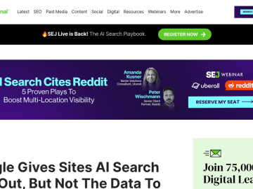Article backdrop: Google Gives Sites AI Search Opt-Out, But Not The Data To Us