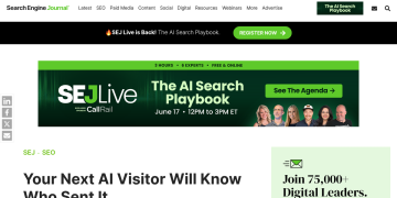 Article backdrop: Your Next AI Visitor Will Know Who Sent It via @sejournal, @
