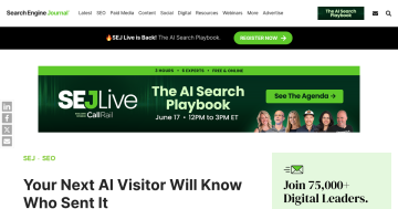 Article backdrop: Your Next AI Visitor Will Know Who Sent It via @sejournal, @