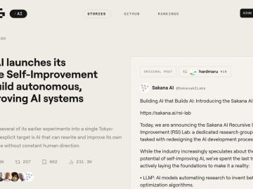 Viral 50: Sakana AI launches its Recursive Self-Improvement Lab to bui